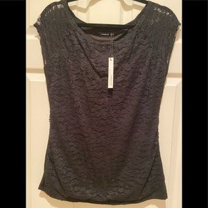 NWT! Patty Boutik black lace blouse 👚